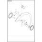 Wheels & Tires Assembly for Husqvarna K3000 Vac Disc Cutters