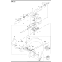 Hose Assembly for Husqvarna K4000 Disc Cutters