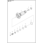 Motor Assembly for Husqvarna K4000 Cut N Break Disc Cutters