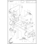 Cutter Arm Assembly for Husqvarna K4000 Cut N Break Disc Cutters