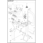 Spray System Assembly for Husqvarna K4000 Cut N Break Disc Cutters