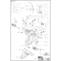 Fuel Tank Assembly for Husqvarna K760 Rescue Disc Cutters