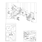 Crankcase Assembly for Husqvarna K770 Disc Cutters