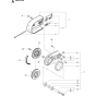 Belt Guard & Pulley Assembly for Husqvarna K950 Disc Cutters