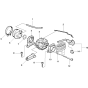 Carburetor Assembly for Husqvarna K950 Disc Cutters