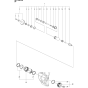 Engagement Roller Cpl Assembly for Husqvarna K950 Ring Disc Cutters