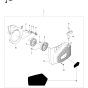 Starter Assembly for Husqvarna K970 Disc Cutters