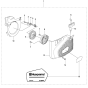 Starter Assembly for Husqvarna K970 Ring Disc Cutters