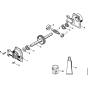 KW-KM Drive tube assembly for Stihl KombiTool