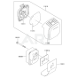 Air Filter / Muffler for Kawasaki KBL27A Brushcutter