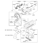 Pipe / Handle / Guard for Kawasaki KBL27B Brushcutter