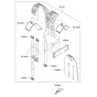 Hanger for Kawasaki KBL34A Brushcutter