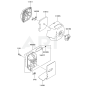 Air Filter / Muffler for Kawasaki KBL35B Brushcutter