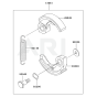 P.T.O Equipment for Kawasaki KBL35B Brushcutter