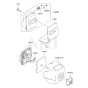 Air Filter / Muffler for Kawasaki KCL525A Hedge Trimmer