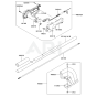 Pipe / Handle / Guard for Kawasaki KCL525A Hedge Trimmer