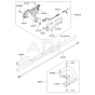 Pipe / Handle / Guard for Kawasaki KCL525AC Hedge Trimmer