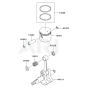 Piston / Crankshaft for Kawasaki KCL600A Hedge Trimmer
