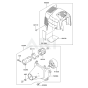 Cooling Equipment for Kawasaki KCS600A Hedge Trimmer