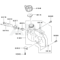 Fuel Tank / Fuel Valve for Kawasaki KHD600B Hedge Trimmer