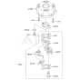 P.T.O Equipment for Kawasaki KHD600B Hedge Trimmer