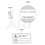 Label for Kawasaki KHS1100A Hedge Trimmer