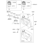 Fuel Tank / Fuel Valve for Kawasaki KHS1100B Hedge Trimmer