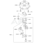 P.T.O Equipment for Kawasaki KHS750B Hedge Trimmer