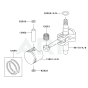 Piston / Crankshaft for Kawasaki KHS750B Hedge Trimmer