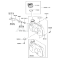 Fuel Tank / Fuel Valve for Kawasaki KHS750B Hedge Trimmer