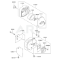 Air Filter / Muffler for Kawasaki KHS750BC Hedge Trimmer