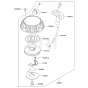 Starter for Kawasaki KHS750BC Hedge Trimmer