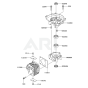 Cylinder / Crankcase for Kawasaki KHSS750A Hedge Trimmer