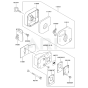 Air Filter / Muffler for Kawasaki KHT600D Hedge Trimmer