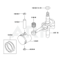 Piston / Crankshaft for Kawasaki KHT600S Hedge Trimmer