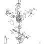 Engine Dia. 40 mm for Stihl KM100 KM100R KM110R KombiEngine