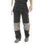 Kington Trousers Multi Purpose Pockets Cotton/Lycra Fabric Reg Fit Black 34