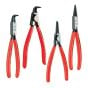 Circlip Pliers Set in Roll (4) by Knipex - 00 19 56