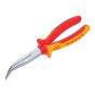 Bent Long Nose - Side Cutters VDE Certified Grip 200mm by Knipex - 26 26 200 SB