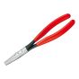 Assembly / Flat Nose Pliers PVC Grip 200mm (8in) by Knipex - 28 01 200