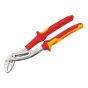 Alligator Waterpump Pliers VDE Certified Grip 250mm by Knipex - 88 06 250 SB