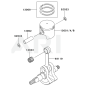 Piston / Crankshaft for Kawasaki KRB300A Blower