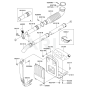 Frame / Coupling for Kawasaki KRB400A Blower