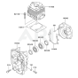 Cylinder / Crankcase for Kawasaki KRB700B Blower