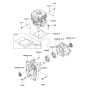 Cylinder / Crankcase for Kawasaki KRB750B Blower