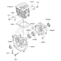 Cylinder / Crankcase for Kawasaki KRH300A Blower