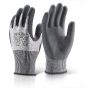 Micro Foam Glove Nitrile Palm Coating High Cut Level 3 Protection Black LGE