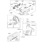 Pipe / Handle / Guard for Kawasaki KTR27A String Trimmers