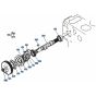 Injection Pump Camshaft Assembly for Kubota KH101 Mini Excavator