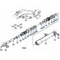 Boom Cylinder Assembly for Kubota KH101 Mini Excavator